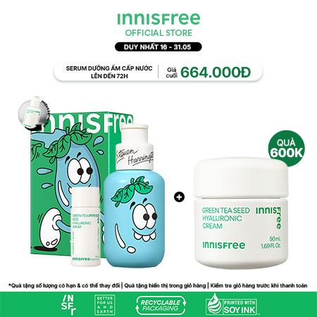 (Phiên Bản Giới Hạn) Tinh chất INNISFREE Green Tea Seed Hyaluronic Serum 80 mL