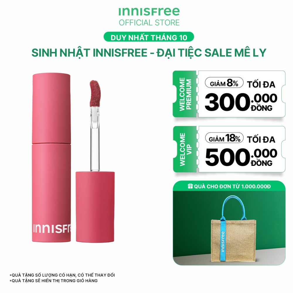 Son kem INNISFREE Airy Matte Tint 3.8g